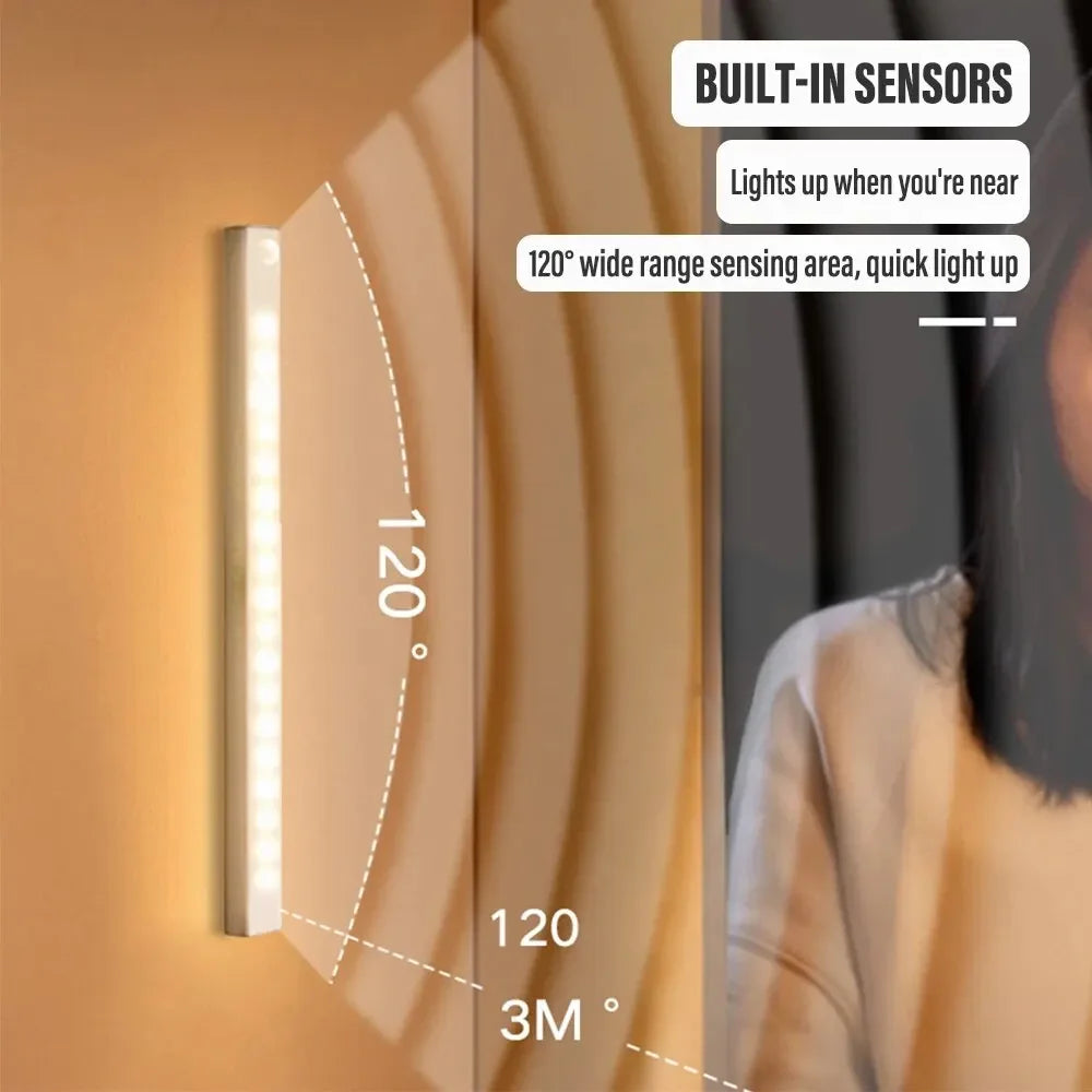 OHMORA LED Motion Sensor Night Light — Wireless, Rechargeable