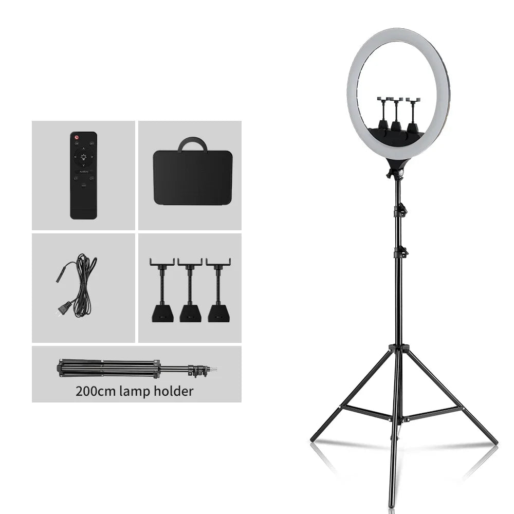 OHMORA Ring Light LED Selfie Video Lamp