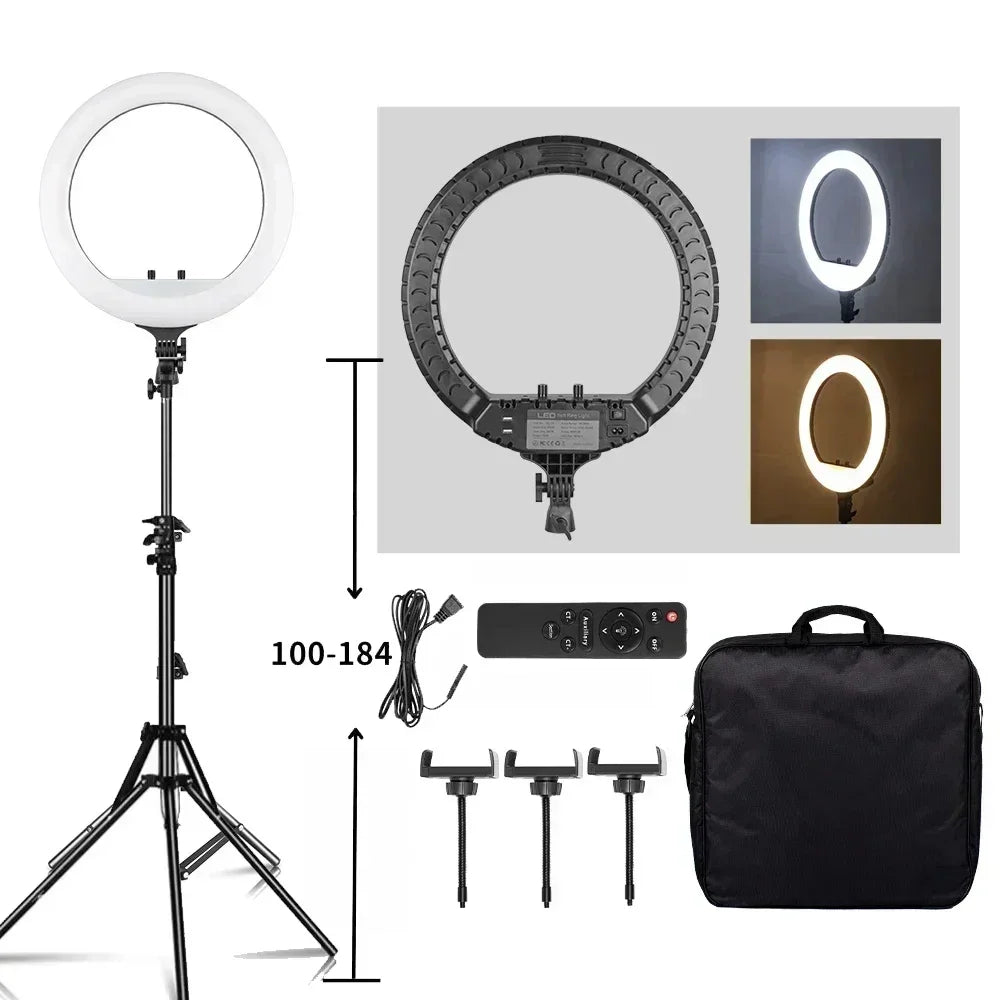 OHMORA Ring Light LED Selfie Video Lamp