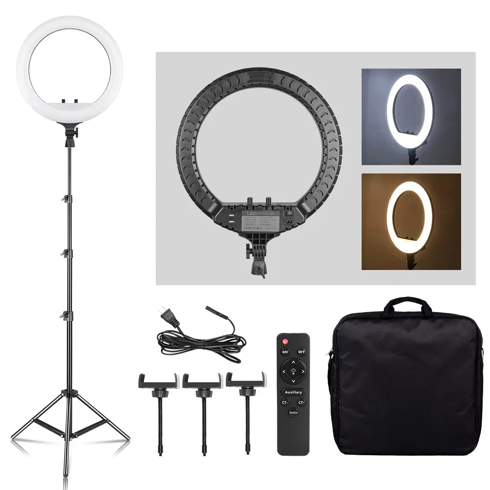 OHMORA Ring Light LED Selfie Video Lamp