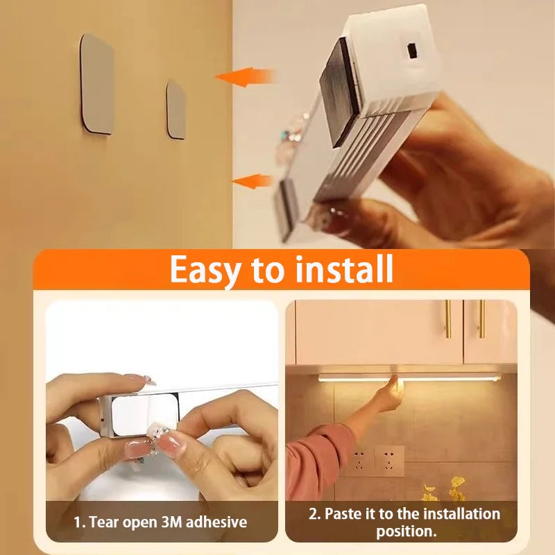 OHMORA LED Motion Sensor Night Light — Wireless, Rechargeable