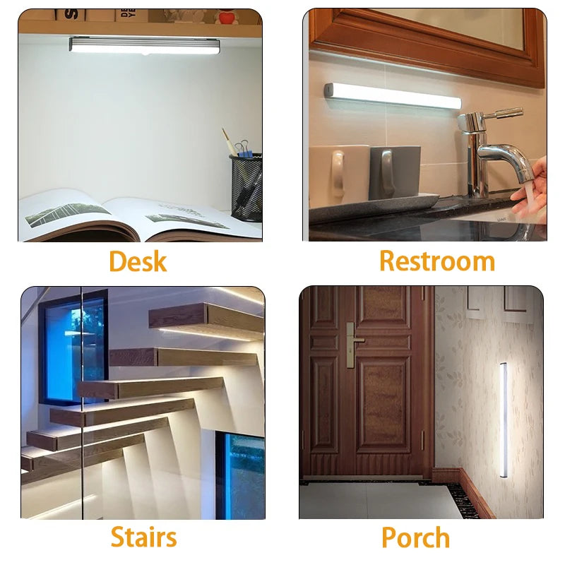 OHMORA LED Motion Sensor Night Light — Wireless, Rechargeable